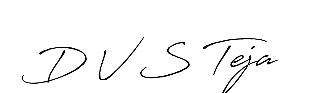 Here are the top 10 professional signature styles for the name D V S Teja. These are the best autograph styles you can use for your name. D V S Teja signature style 7 images and pictures png