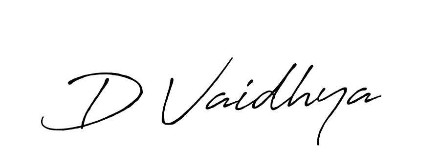 How to Draw D Vaidhya signature style? Antro_Vectra_Bolder is a latest design signature styles for name D Vaidhya. D Vaidhya signature style 7 images and pictures png