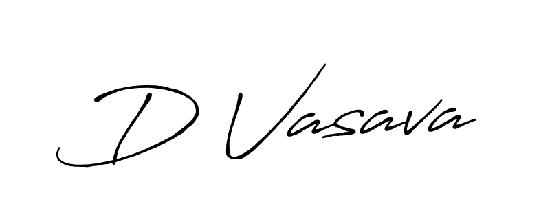 How to make D Vasava signature? Antro_Vectra_Bolder is a professional autograph style. Create handwritten signature for D Vasava name. D Vasava signature style 7 images and pictures png