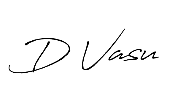 Design your own signature with our free online signature maker. With this signature software, you can create a handwritten (Antro_Vectra_Bolder) signature for name D Vasu. D Vasu signature style 7 images and pictures png