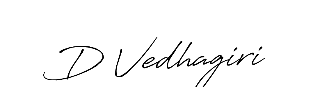 You should practise on your own different ways (Antro_Vectra_Bolder) to write your name (D Vedhagiri) in signature. don't let someone else do it for you. D Vedhagiri signature style 7 images and pictures png