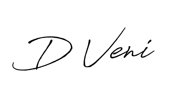 The best way (Antro_Vectra_Bolder) to make a short signature is to pick only two or three words in your name. The name D Veni include a total of six letters. For converting this name. D Veni signature style 7 images and pictures png