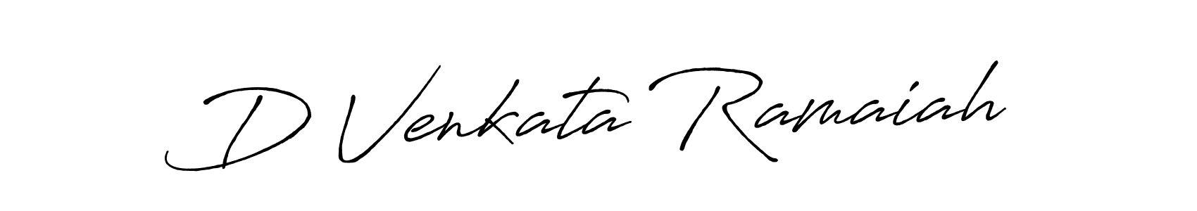 Make a beautiful signature design for name D Venkata Ramaiah. Use this online signature maker to create a handwritten signature for free. D Venkata Ramaiah signature style 7 images and pictures png