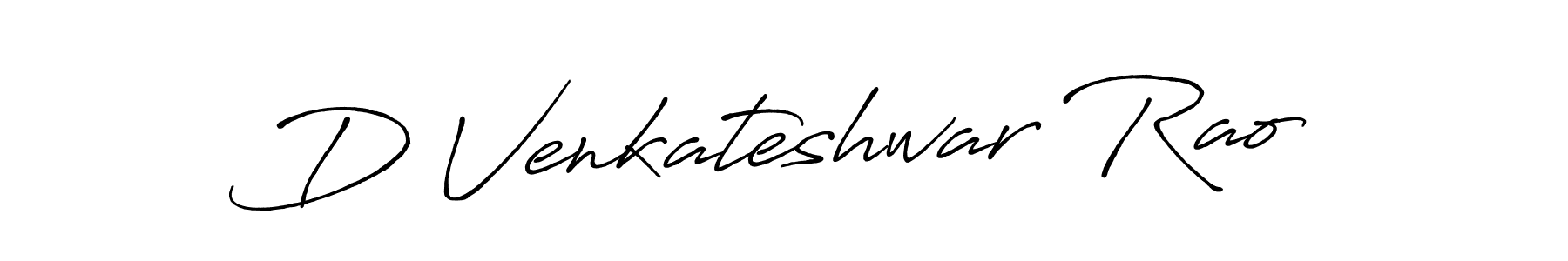 How to make D Venkateshwar Rao signature? Antro_Vectra_Bolder is a professional autograph style. Create handwritten signature for D Venkateshwar Rao name. D Venkateshwar Rao signature style 7 images and pictures png