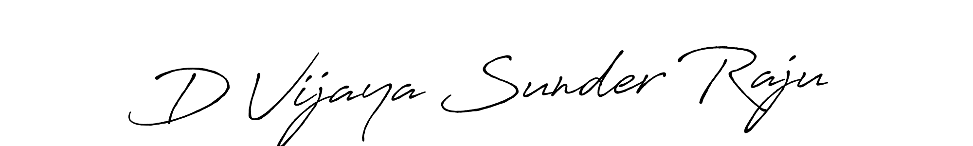 if you are searching for the best signature style for your name D Vijaya Sunder Raju. so please give up your signature search. here we have designed multiple signature styles  using Antro_Vectra_Bolder. D Vijaya Sunder Raju signature style 7 images and pictures png