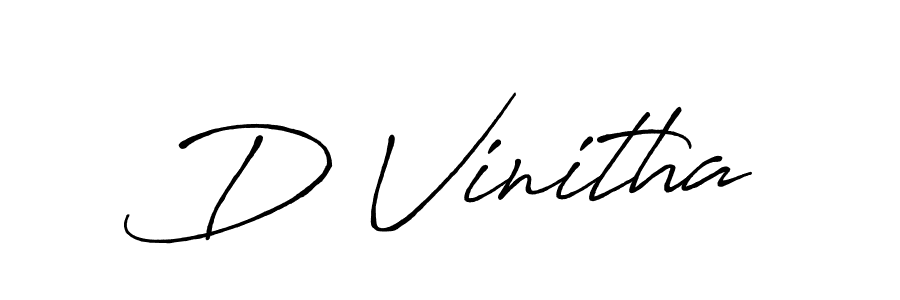 The best way (Antro_Vectra_Bolder) to make a short signature is to pick only two or three words in your name. The name D Vinitha include a total of six letters. For converting this name. D Vinitha signature style 7 images and pictures png