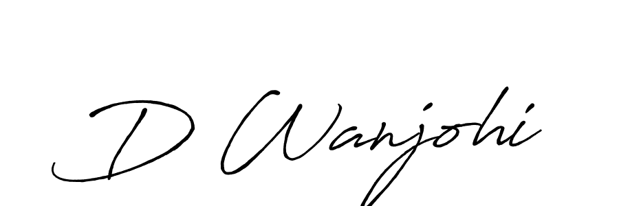 Make a beautiful signature design for name D Wanjohi. Use this online signature maker to create a handwritten signature for free. D Wanjohi signature style 7 images and pictures png