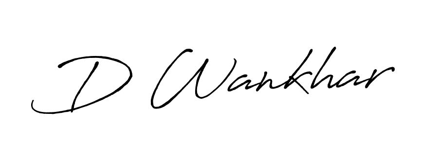 Antro_Vectra_Bolder is a professional signature style that is perfect for those who want to add a touch of class to their signature. It is also a great choice for those who want to make their signature more unique. Get D Wankhar name to fancy signature for free. D Wankhar signature style 7 images and pictures png