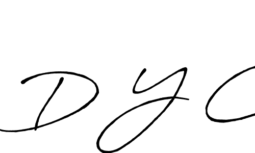 Best and Professional Signature Style for D Y C. Antro_Vectra_Bolder Best Signature Style Collection. D Y C signature style 7 images and pictures png