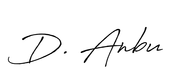 How to make D. Anbu name signature. Use Antro_Vectra_Bolder style for creating short signs online. This is the latest handwritten sign. D. Anbu signature style 7 images and pictures png