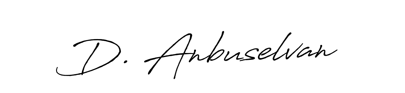 Make a beautiful signature design for name D. Anbuselvan. With this signature (Antro_Vectra_Bolder) style, you can create a handwritten signature for free. D. Anbuselvan signature style 7 images and pictures png