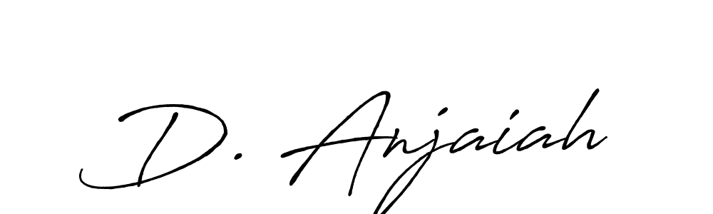 Use a signature maker to create a handwritten signature online. With this signature software, you can design (Antro_Vectra_Bolder) your own signature for name D. Anjaiah. D. Anjaiah signature style 7 images and pictures png