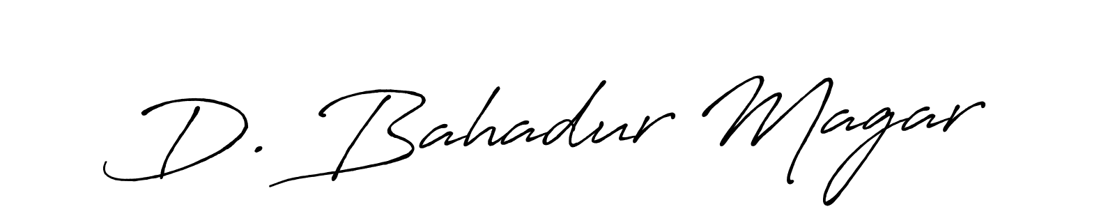 This is the best signature style for the D. Bahadur Magar name. Also you like these signature font (Antro_Vectra_Bolder). Mix name signature. D. Bahadur Magar signature style 7 images and pictures png