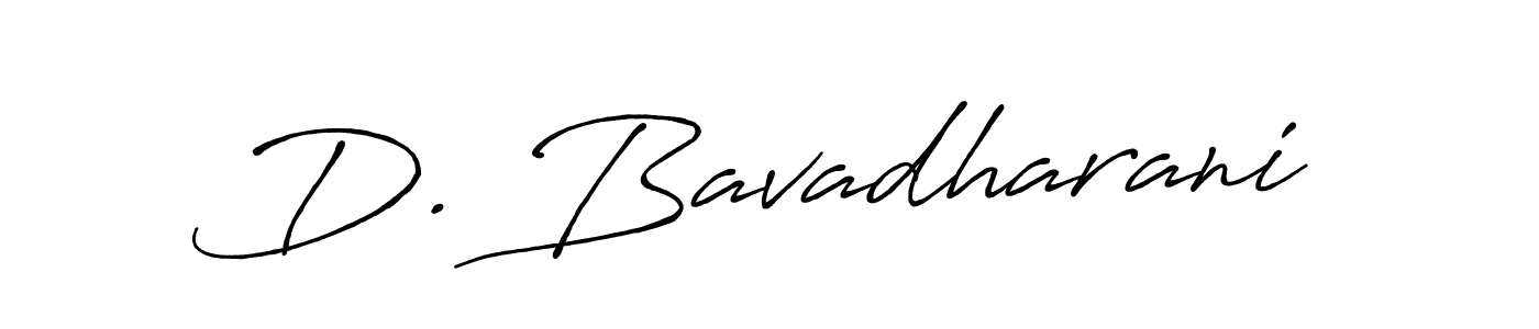 Antro_Vectra_Bolder is a professional signature style that is perfect for those who want to add a touch of class to their signature. It is also a great choice for those who want to make their signature more unique. Get D. Bavadharani name to fancy signature for free. D. Bavadharani signature style 7 images and pictures png