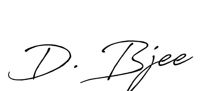 The best way (Antro_Vectra_Bolder) to make a short signature is to pick only two or three words in your name. The name D. Bjee include a total of six letters. For converting this name. D. Bjee signature style 7 images and pictures png