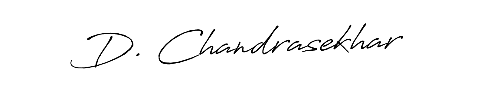 Make a beautiful signature design for name D. Chandrasekhar. With this signature (Antro_Vectra_Bolder) style, you can create a handwritten signature for free. D. Chandrasekhar signature style 7 images and pictures png