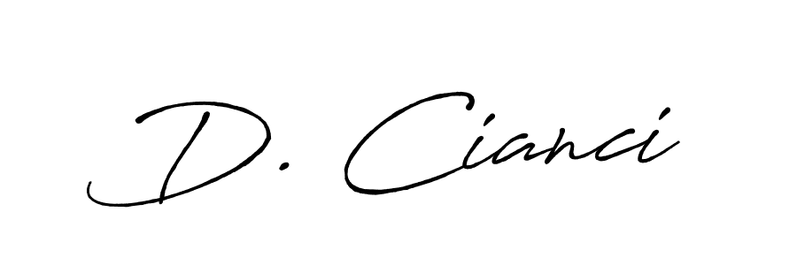 Also we have D. Cianci name is the best signature style. Create professional handwritten signature collection using Antro_Vectra_Bolder autograph style. D. Cianci signature style 7 images and pictures png
