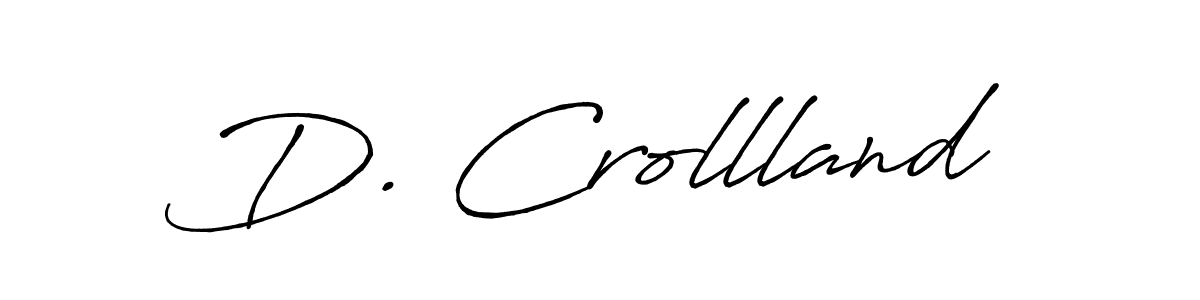 Best and Professional Signature Style for D. Crollland. Antro_Vectra_Bolder Best Signature Style Collection. D. Crollland signature style 7 images and pictures png