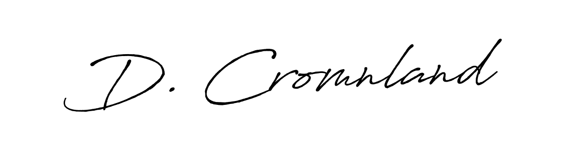 Similarly Antro_Vectra_Bolder is the best handwritten signature design. Signature creator online .You can use it as an online autograph creator for name D. Cromnland. D. Cromnland signature style 7 images and pictures png