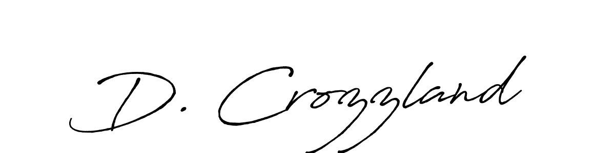 How to Draw D. Crozzland signature style? Antro_Vectra_Bolder is a latest design signature styles for name D. Crozzland. D. Crozzland signature style 7 images and pictures png