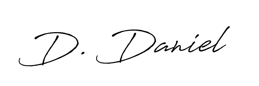 Make a beautiful signature design for name D. Daniel. With this signature (Antro_Vectra_Bolder) style, you can create a handwritten signature for free. D. Daniel signature style 7 images and pictures png