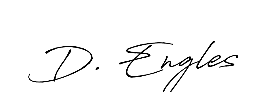 How to make D. Engles signature? Antro_Vectra_Bolder is a professional autograph style. Create handwritten signature for D. Engles name. D. Engles signature style 7 images and pictures png