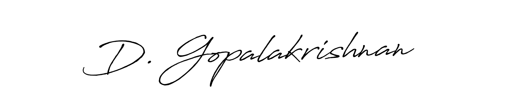 The best way (Antro_Vectra_Bolder) to make a short signature is to pick only two or three words in your name. The name D. Gopalakrishnan include a total of six letters. For converting this name. D. Gopalakrishnan signature style 7 images and pictures png