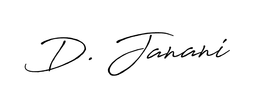 if you are searching for the best signature style for your name D. Janani. so please give up your signature search. here we have designed multiple signature styles  using Antro_Vectra_Bolder. D. Janani signature style 7 images and pictures png