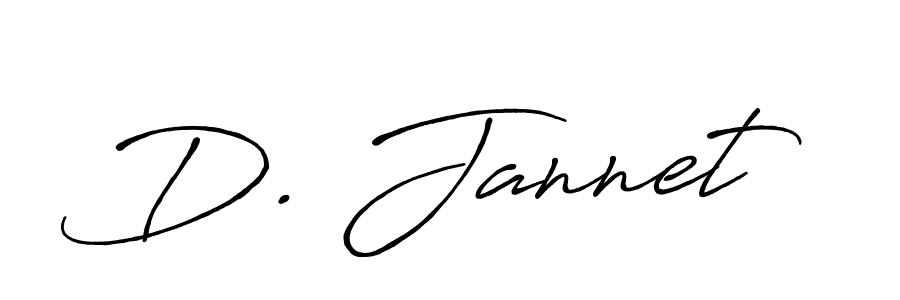 You should practise on your own different ways (Antro_Vectra_Bolder) to write your name (D. Jannet) in signature. don't let someone else do it for you. D. Jannet signature style 7 images and pictures png