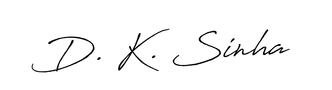 Similarly Antro_Vectra_Bolder is the best handwritten signature design. Signature creator online .You can use it as an online autograph creator for name D. K. Sinha. D. K. Sinha signature style 7 images and pictures png