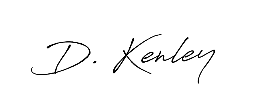 The best way (Antro_Vectra_Bolder) to make a short signature is to pick only two or three words in your name. The name D. Kenley include a total of six letters. For converting this name. D. Kenley signature style 7 images and pictures png