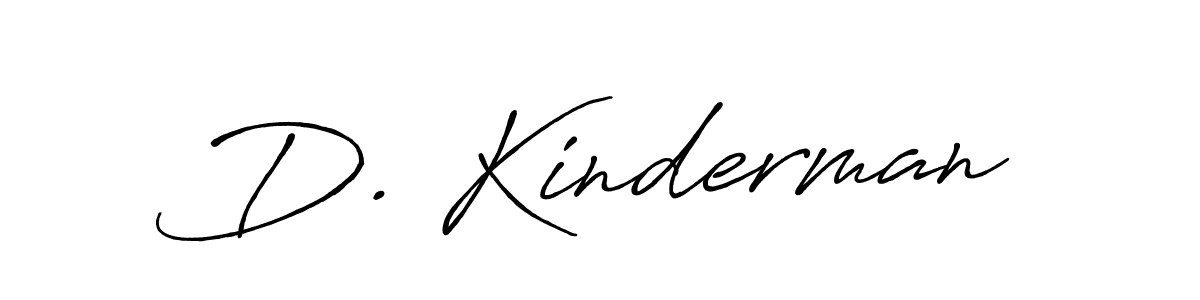 The best way (Antro_Vectra_Bolder) to make a short signature is to pick only two or three words in your name. The name D. Kinderman include a total of six letters. For converting this name. D. Kinderman signature style 7 images and pictures png