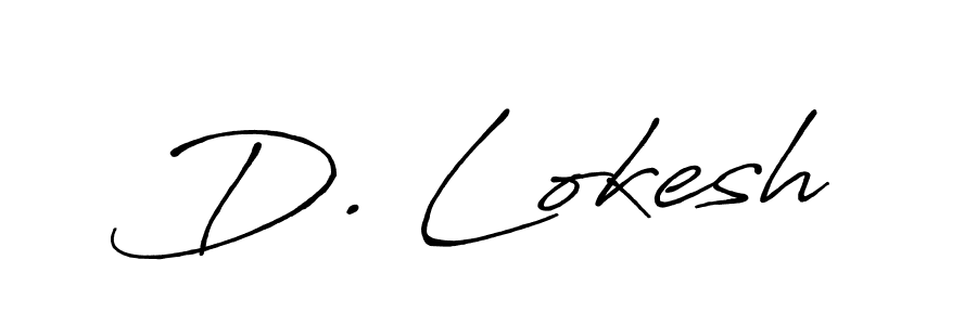 It looks lik you need a new signature style for name D. Lokesh. Design unique handwritten (Antro_Vectra_Bolder) signature with our free signature maker in just a few clicks. D. Lokesh signature style 7 images and pictures png