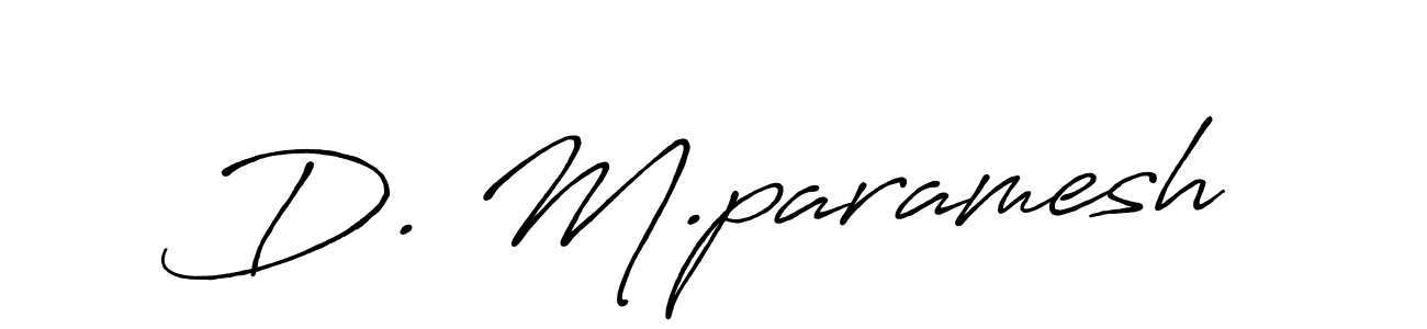 You can use this online signature creator to create a handwritten signature for the name D. M.paramesh. This is the best online autograph maker. D. M.paramesh signature style 7 images and pictures png