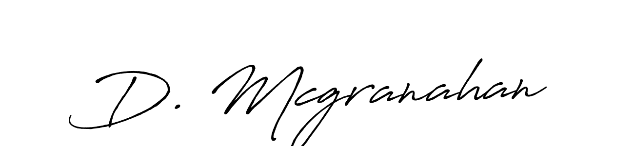 Design your own signature with our free online signature maker. With this signature software, you can create a handwritten (Antro_Vectra_Bolder) signature for name D. Mcgranahan. D. Mcgranahan signature style 7 images and pictures png