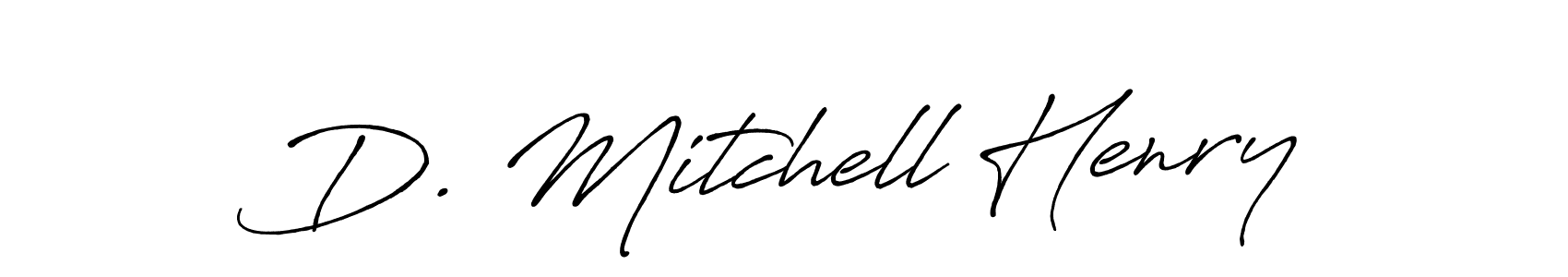 The best way (Antro_Vectra_Bolder) to make a short signature is to pick only two or three words in your name. The name D. Mitchell Henry include a total of six letters. For converting this name. D. Mitchell Henry signature style 7 images and pictures png