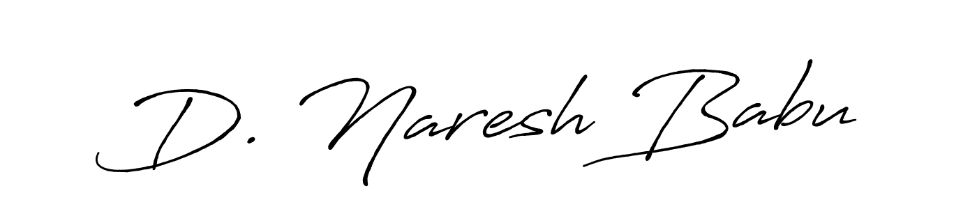 Use a signature maker to create a handwritten signature online. With this signature software, you can design (Antro_Vectra_Bolder) your own signature for name D. Naresh Babu. D. Naresh Babu signature style 7 images and pictures png