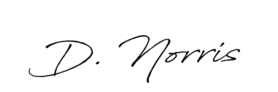 How to make D. Norris signature? Antro_Vectra_Bolder is a professional autograph style. Create handwritten signature for D. Norris name. D. Norris signature style 7 images and pictures png