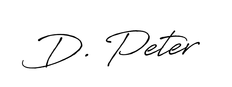 Make a beautiful signature design for name D. Peter. With this signature (Antro_Vectra_Bolder) style, you can create a handwritten signature for free. D. Peter signature style 7 images and pictures png