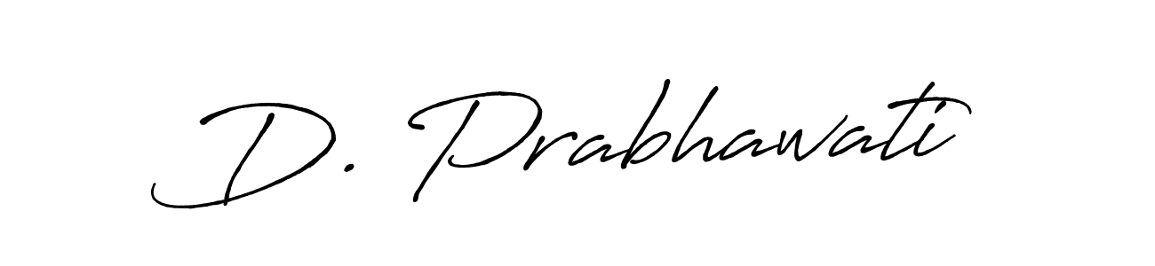 Similarly Antro_Vectra_Bolder is the best handwritten signature design. Signature creator online .You can use it as an online autograph creator for name D. Prabhawati. D. Prabhawati signature style 7 images and pictures png