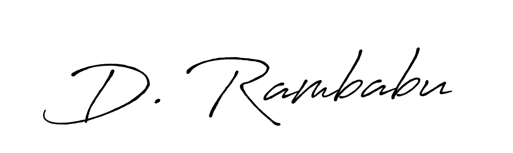 Also You can easily find your signature by using the search form. We will create D. Rambabu name handwritten signature images for you free of cost using Antro_Vectra_Bolder sign style. D. Rambabu signature style 7 images and pictures png