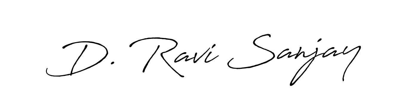 Also You can easily find your signature by using the search form. We will create D. Ravi Sanjay name handwritten signature images for you free of cost using Antro_Vectra_Bolder sign style. D. Ravi Sanjay signature style 7 images and pictures png