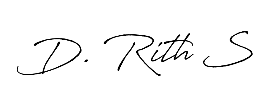 Similarly Antro_Vectra_Bolder is the best handwritten signature design. Signature creator online .You can use it as an online autograph creator for name D. Rith S. D. Rith S signature style 7 images and pictures png