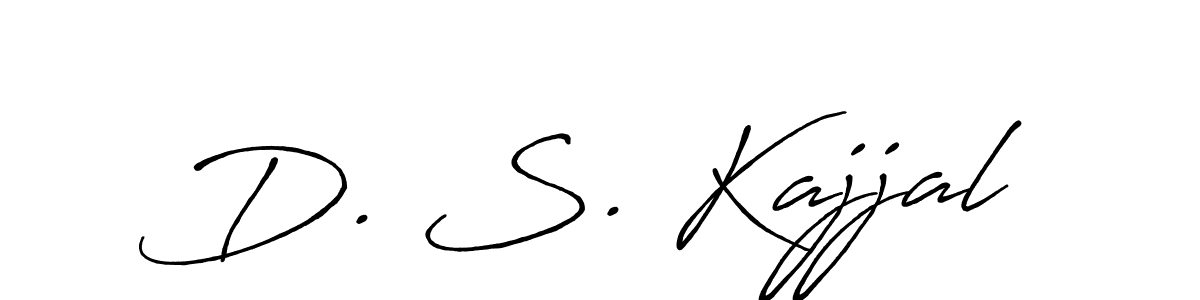 It looks lik you need a new signature style for name D. S. Kajjal. Design unique handwritten (Antro_Vectra_Bolder) signature with our free signature maker in just a few clicks. D. S. Kajjal signature style 7 images and pictures png