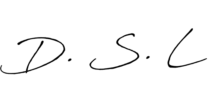 Make a beautiful signature design for name D. S. L. Use this online signature maker to create a handwritten signature for free. D. S. L signature style 7 images and pictures png