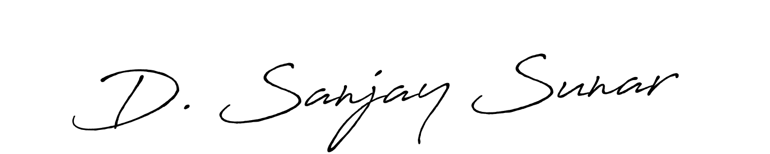 D. Sanjay Sunar stylish signature style. Best Handwritten Sign (Antro_Vectra_Bolder) for my name. Handwritten Signature Collection Ideas for my name D. Sanjay Sunar. D. Sanjay Sunar signature style 7 images and pictures png