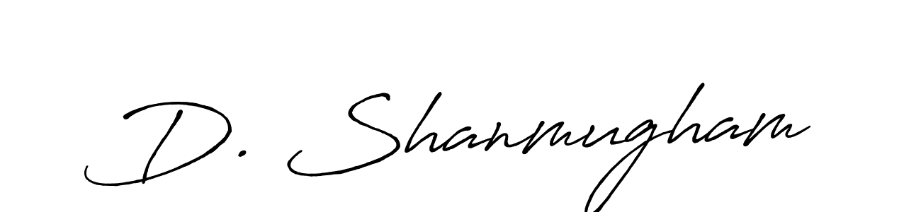 This is the best signature style for the D. Shanmugham name. Also you like these signature font (Antro_Vectra_Bolder). Mix name signature. D. Shanmugham signature style 7 images and pictures png