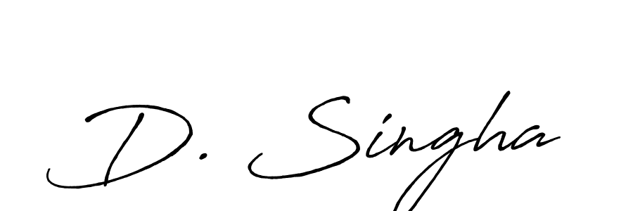 Make a beautiful signature design for name D. Singha. Use this online signature maker to create a handwritten signature for free. D. Singha signature style 7 images and pictures png