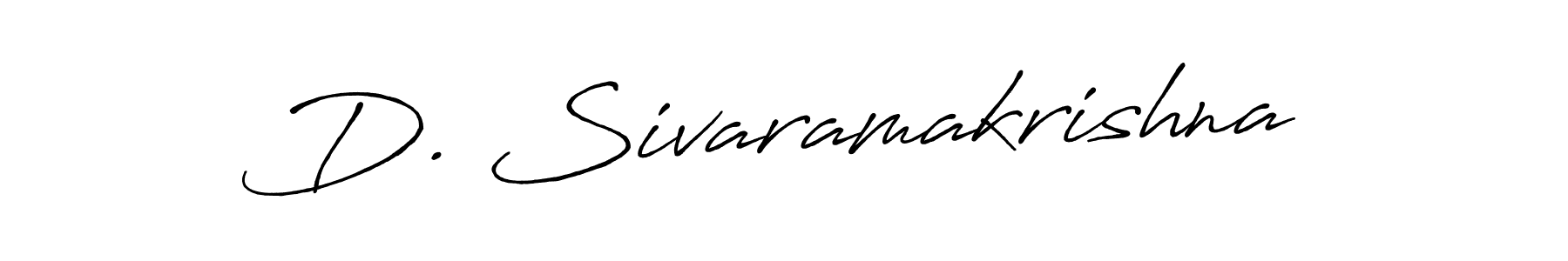 Make a beautiful signature design for name D. Sivaramakrishna. With this signature (Antro_Vectra_Bolder) style, you can create a handwritten signature for free. D. Sivaramakrishna signature style 7 images and pictures png