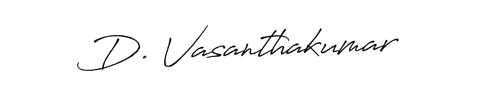 Make a beautiful signature design for name D. Vasanthakumar. Use this online signature maker to create a handwritten signature for free. D. Vasanthakumar signature style 7 images and pictures png